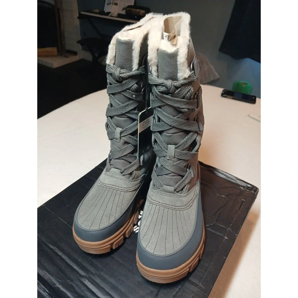 Sorel Women's Tivoli V Tall Boot US 9 Quarry Gray Waterproof‎ Insulated NIB